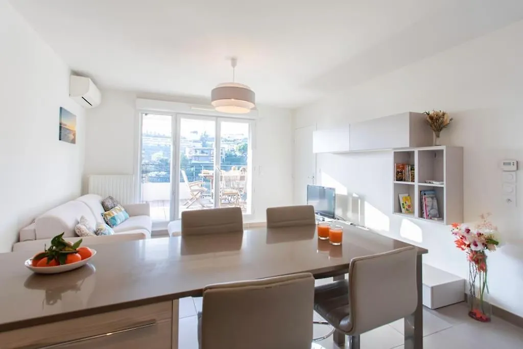 Appartement L8 Calm, Panoramic Sea View Withterrace, Parking & Ac à Saint-Laurent-du-Var France